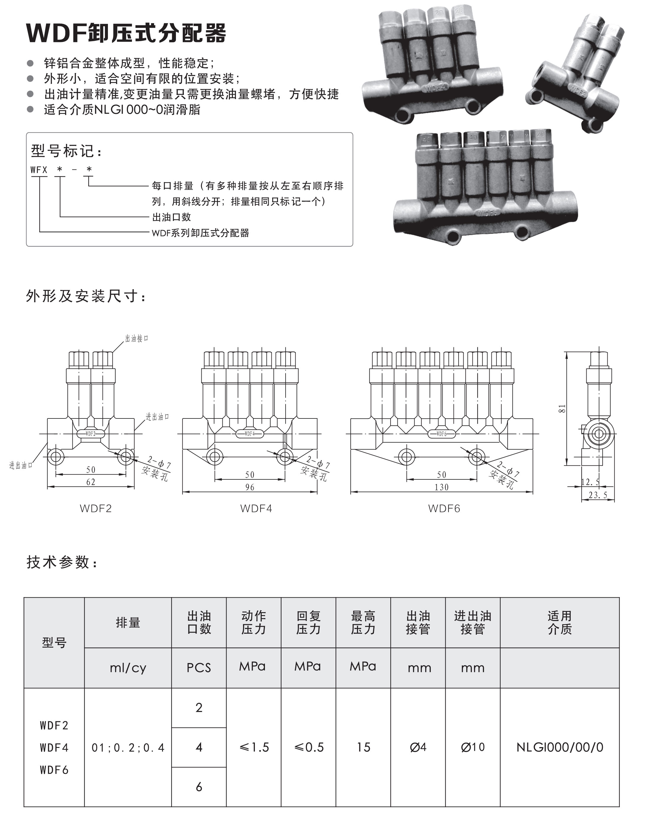 卸压式分配器公司